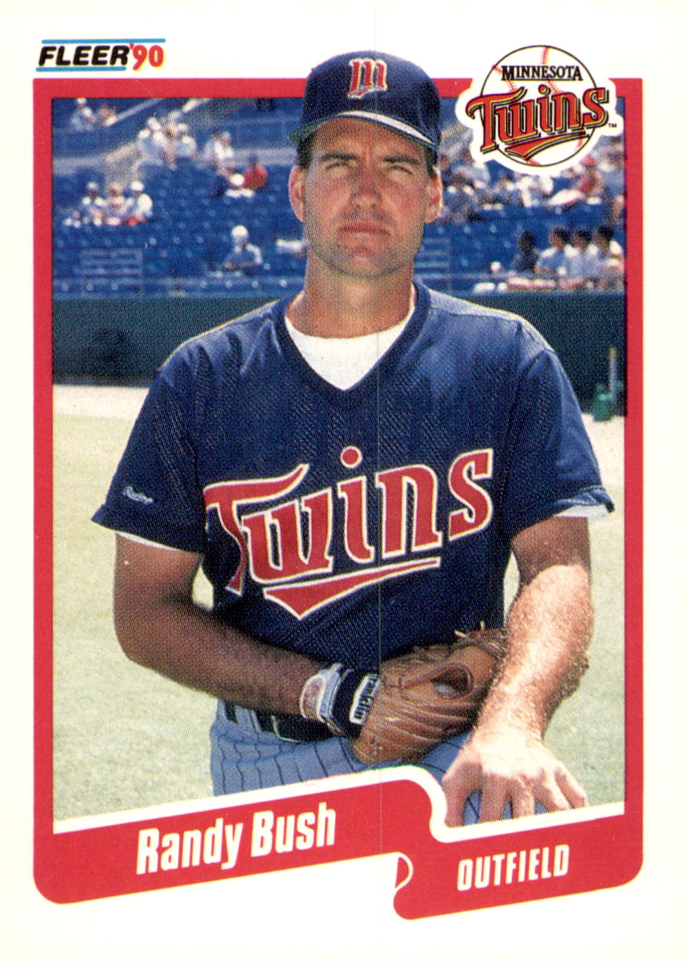 1990 Fleer #370b Randy Bush