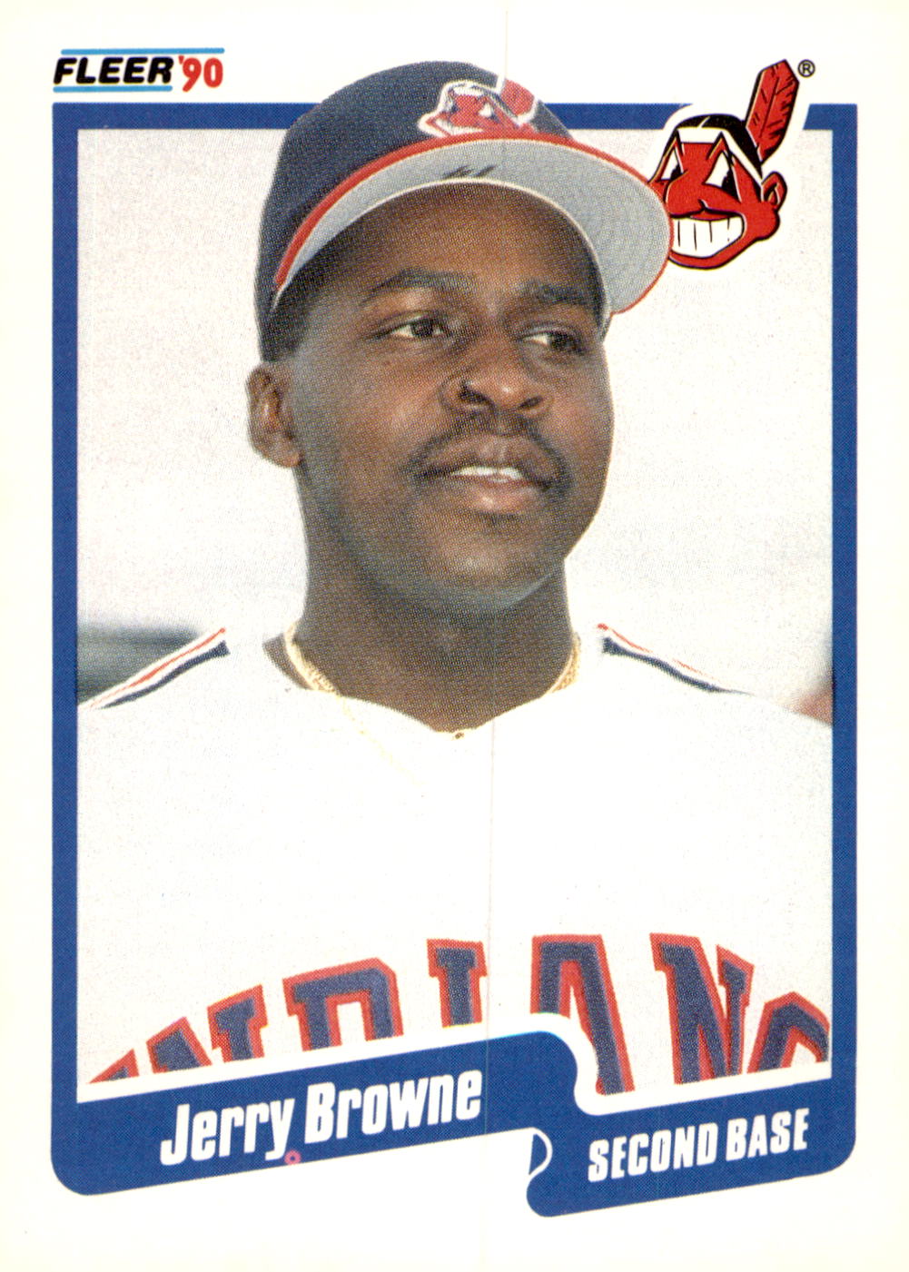 1990 Fleer #487b Jerry Browne