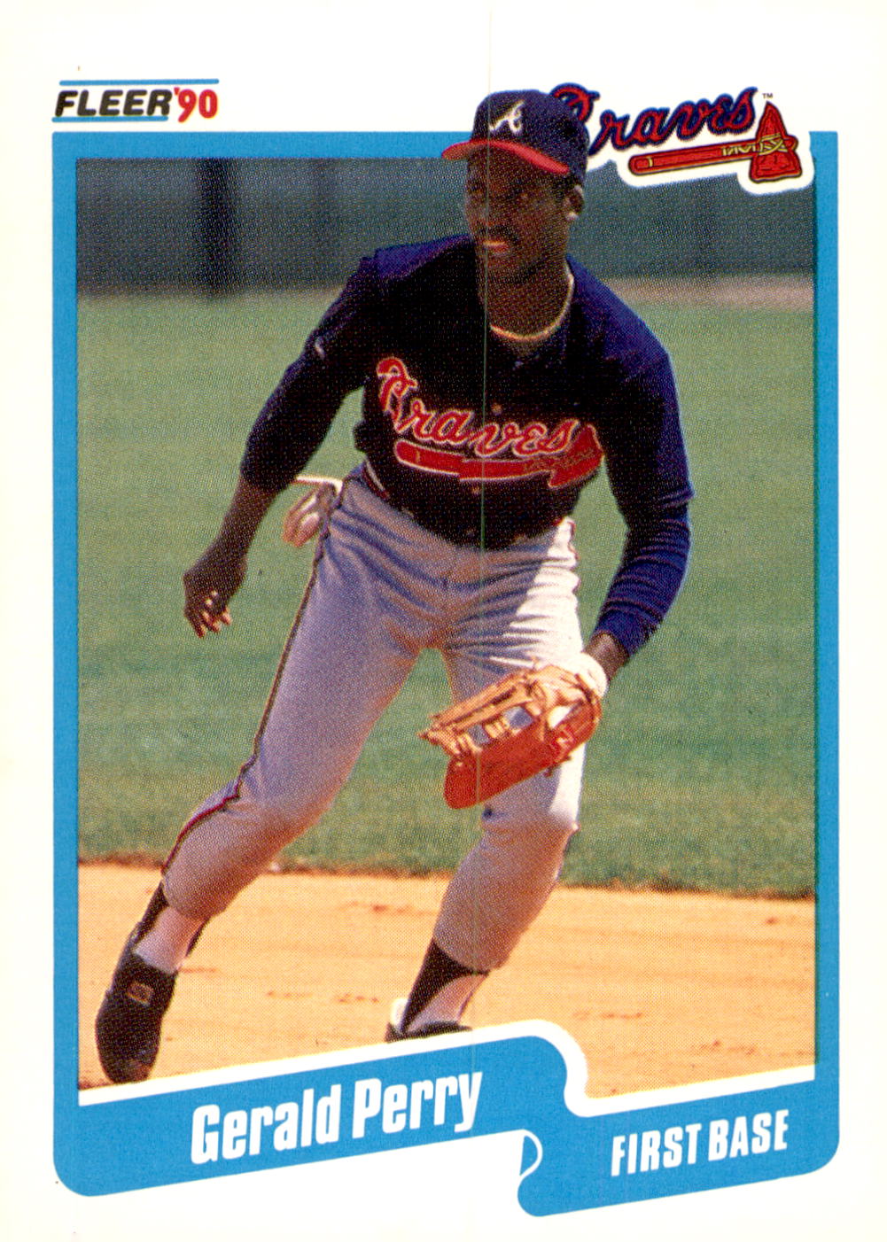 1990 Fleer Canadian #592 Gerald Perry