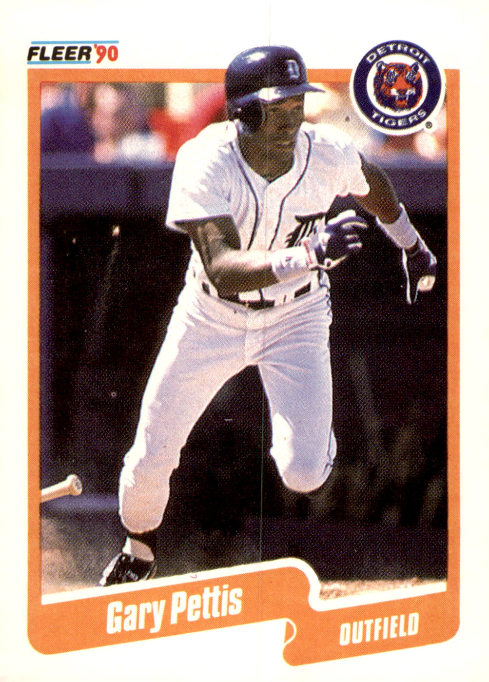 1990 Fleer #612b Gary Pettis