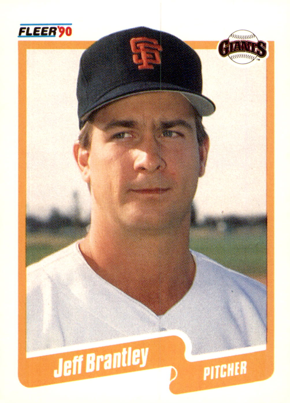 1990 Fleer #52 Jeff Brantley