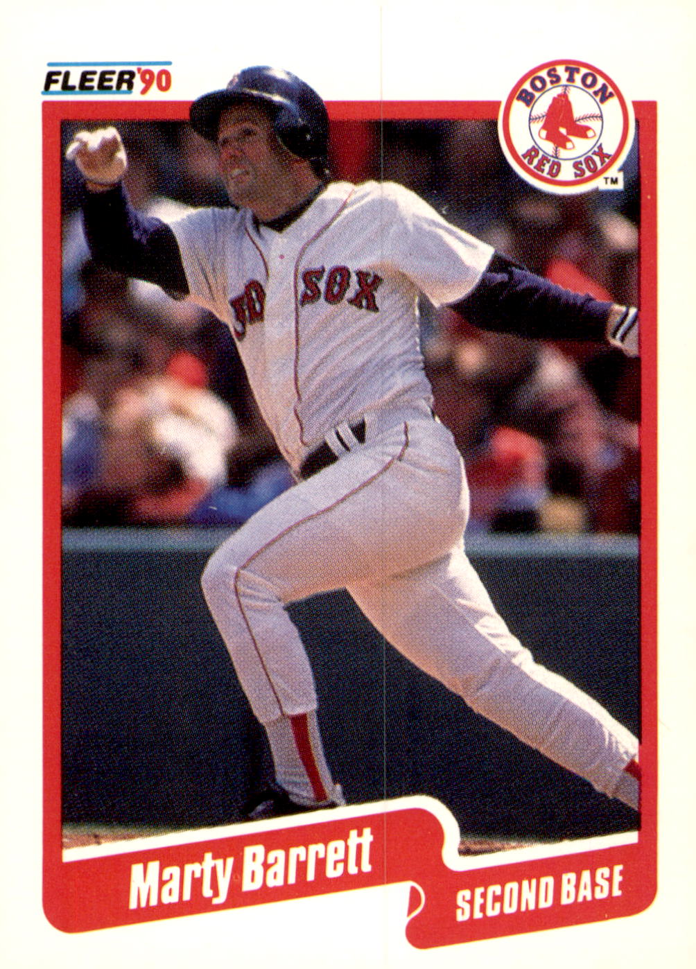 1990 Fleer #266 Marty Barrett