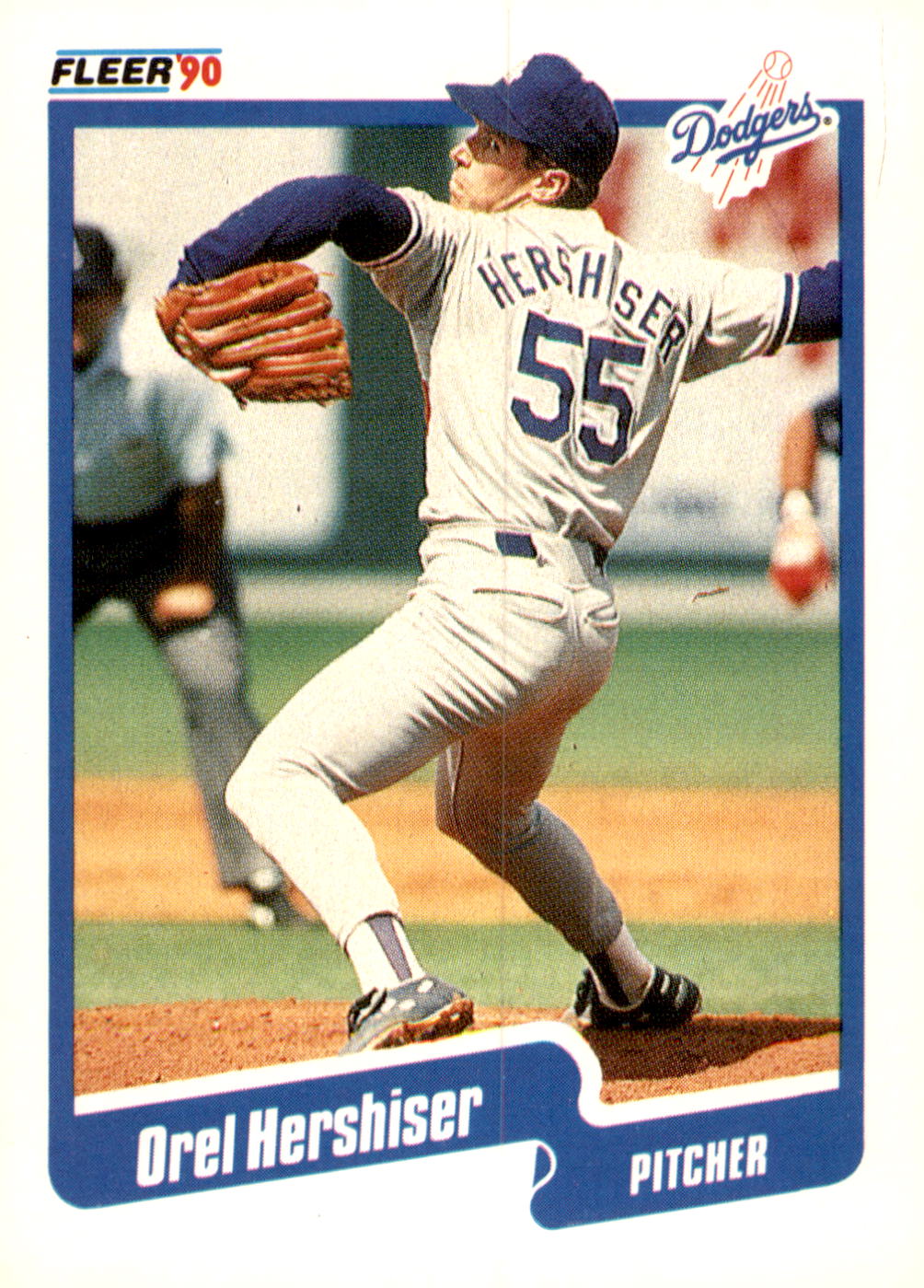 1990 Fleer #399b Orel Hershiser