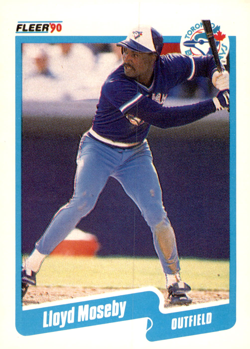 1990 Fleer #90 Lloyd Moseby