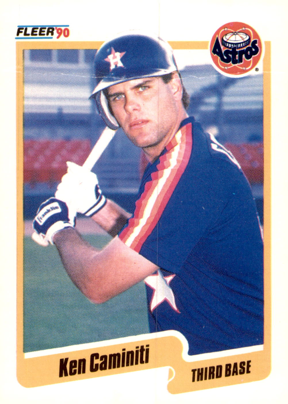1990 Fleer #225 Ken Caminiti
