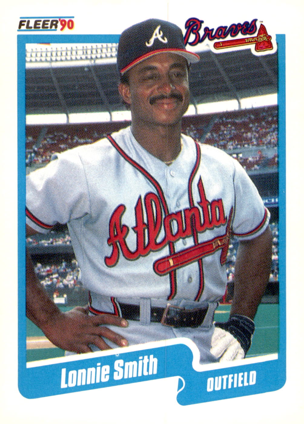 1990 Fleer #593 Lonnie Smith