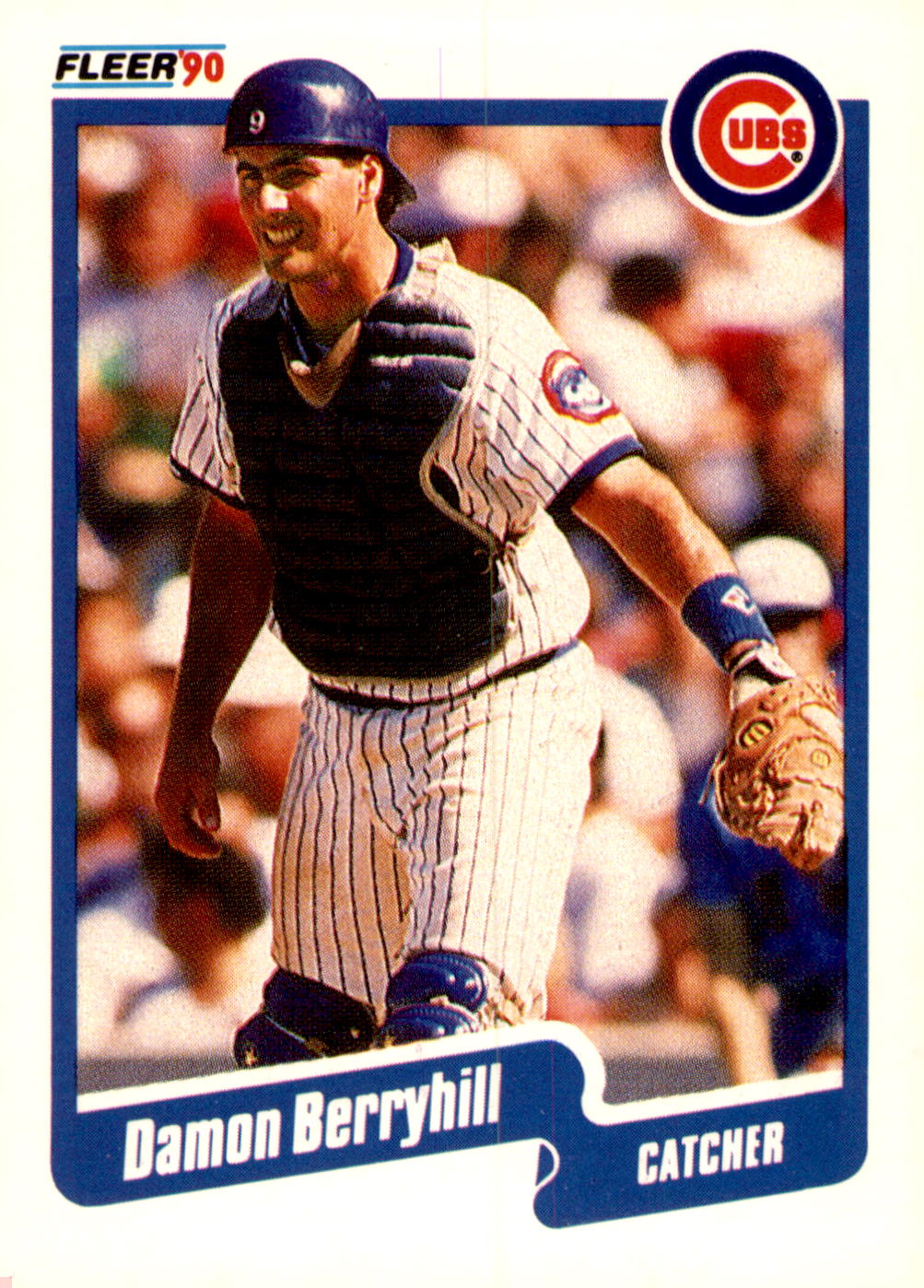 1990 Fleer #26b Damon Berryhill