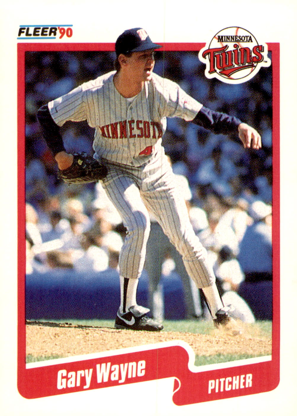 1990 Fleer #387b Gary Wayne