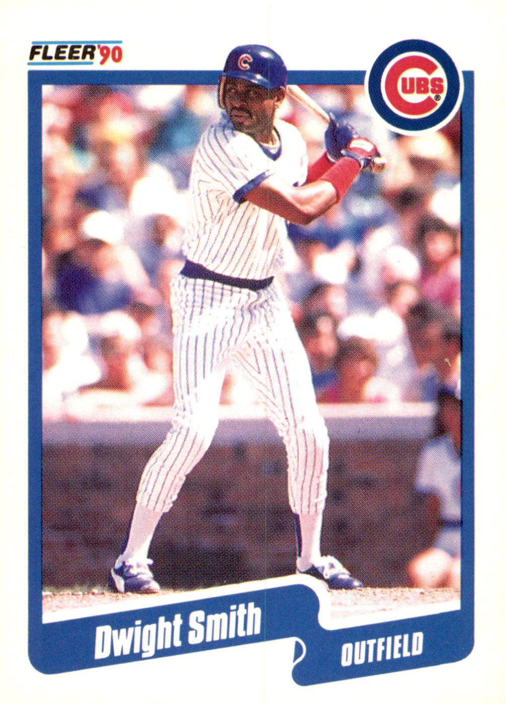 1990 Fleer #42b Dwight Smith