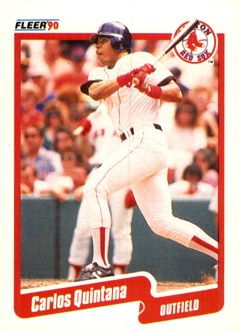 1990 Fleer #283b Carlos Quintana