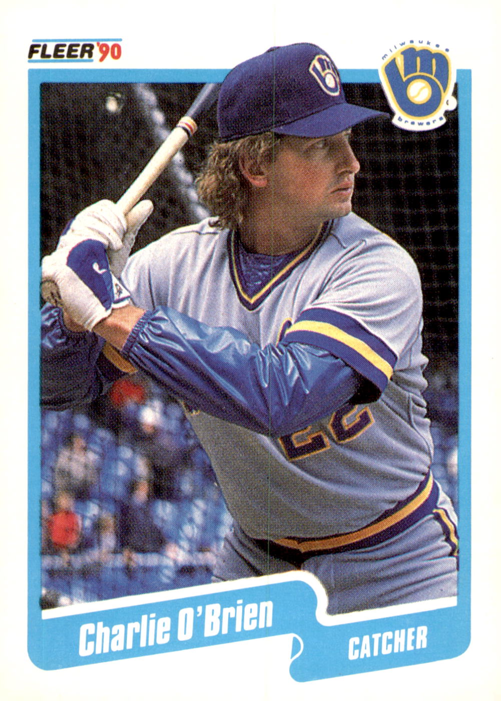 1990 Fleer #332b Charlie O'Brien