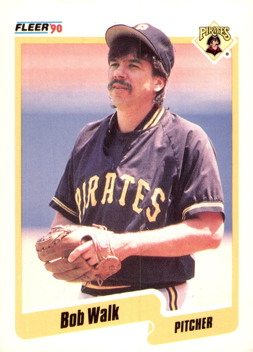 1990 Fleer #482b Bob Walk