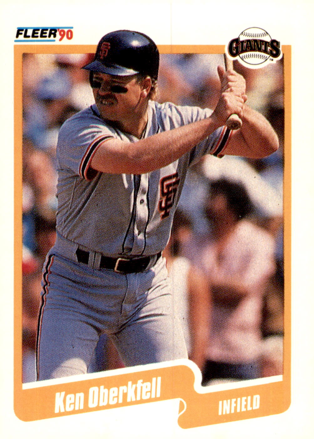 1990 Fleer Canadian #67 Ken Oberkfell