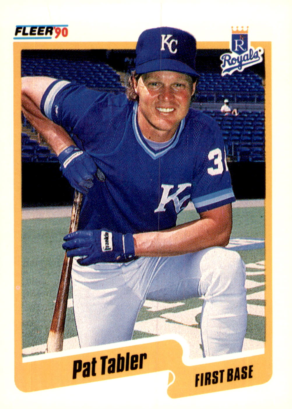 1990 Fleer #119b Pat Tabler