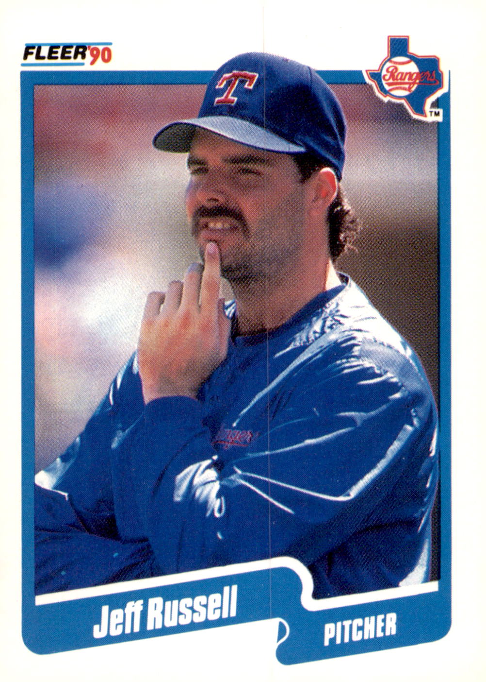 1990 Fleer #312 Jeff Russell