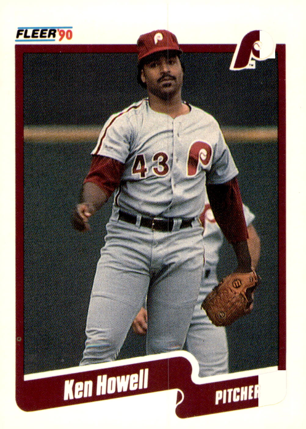 1990 Fleer #561b Ken Howell