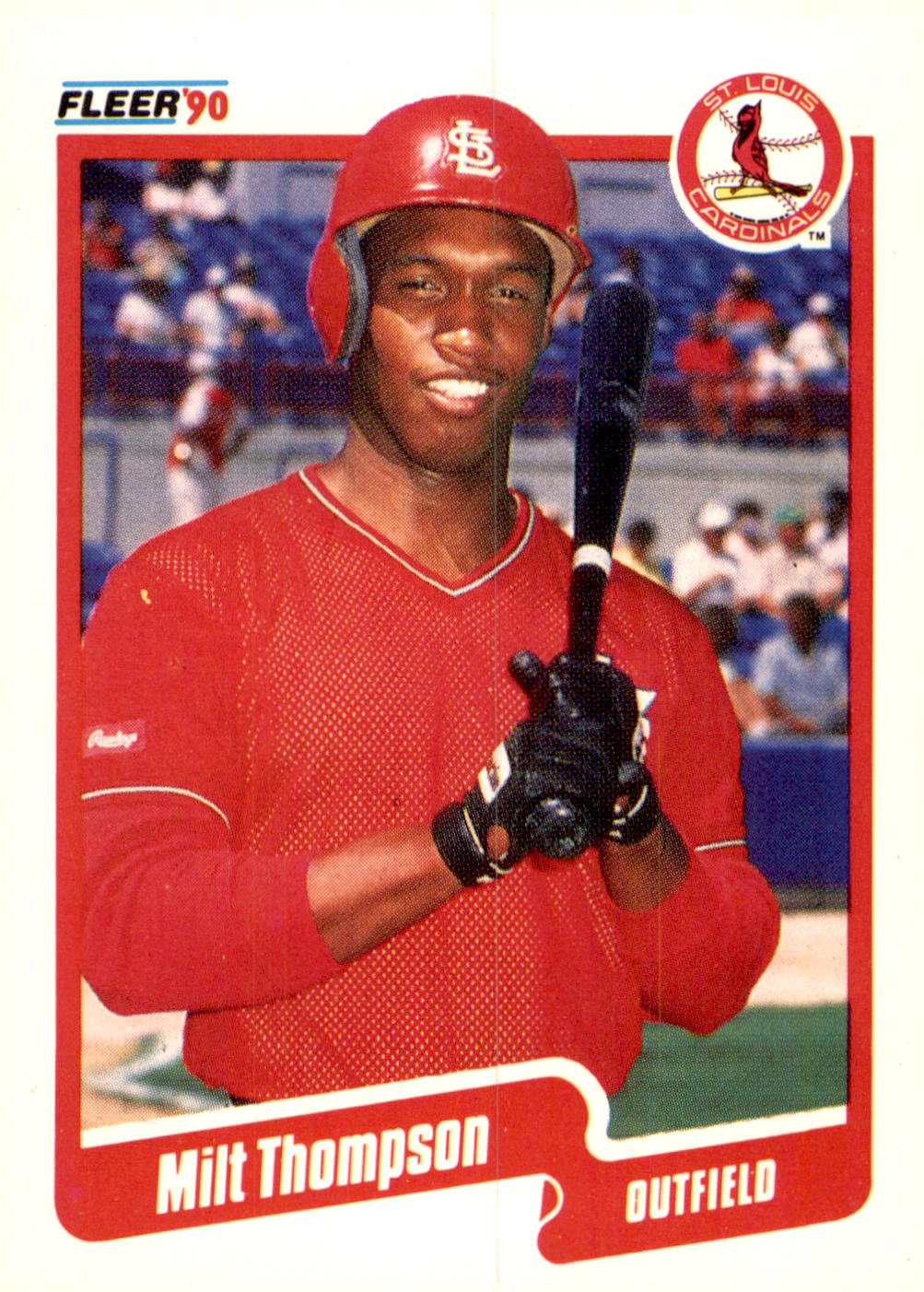 1990 Fleer #262b Milt Thompson