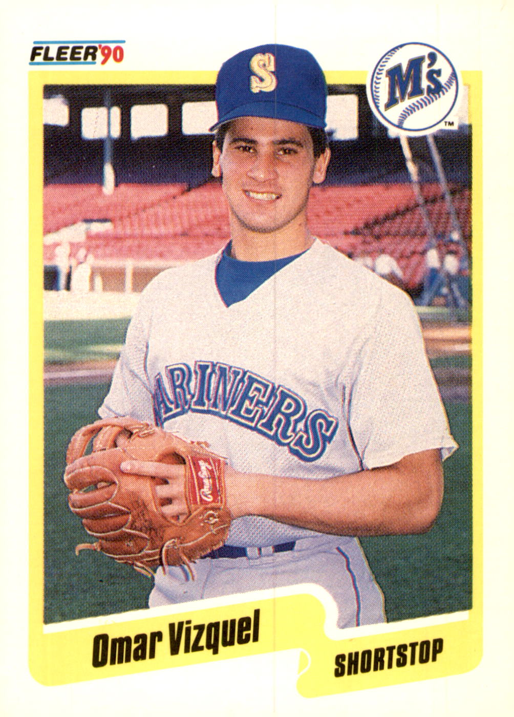 1990 Fleer Canadian #528 Omar Vizquel