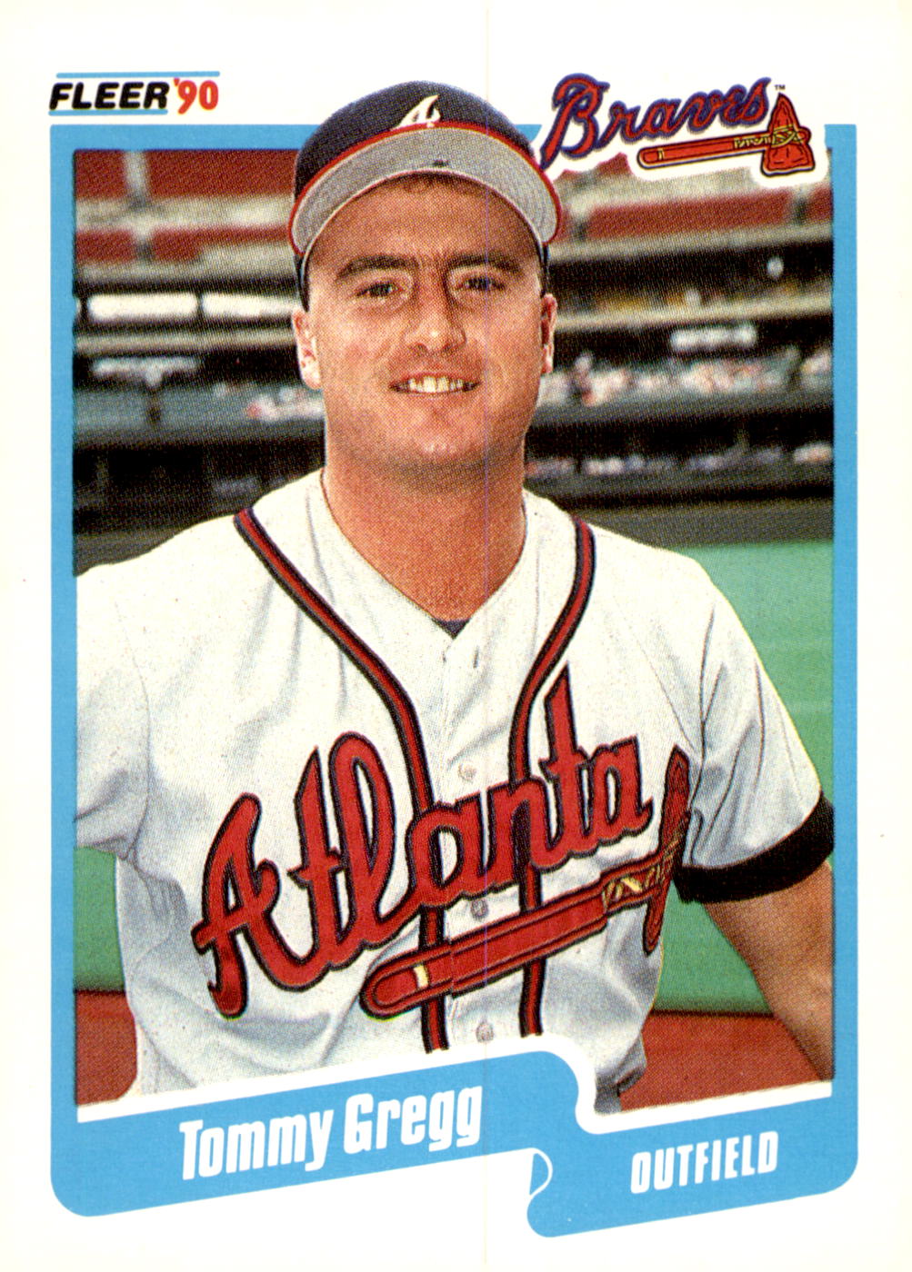 1990 Fleer #585b Tommy Gregg