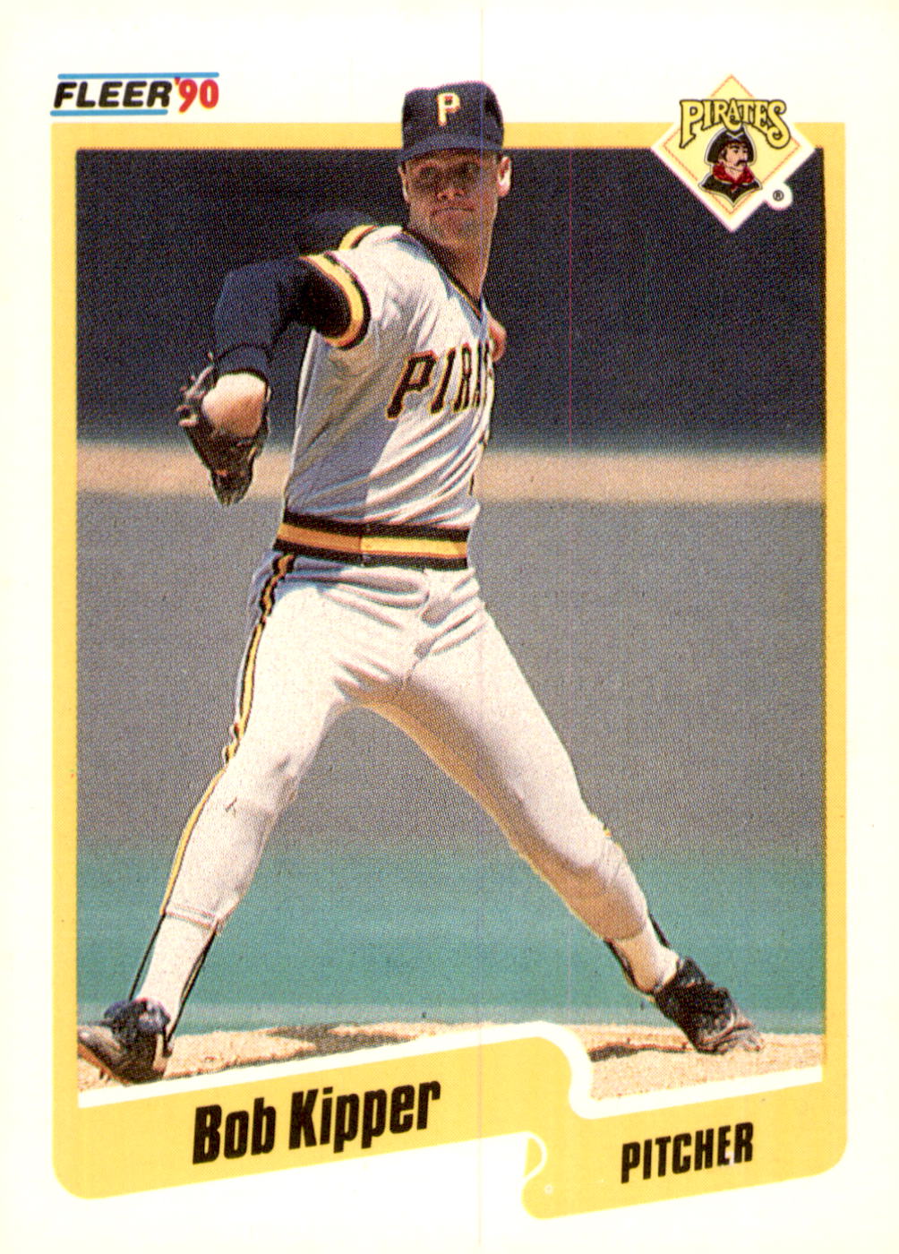 1990 Fleer #470b Bob Kipper