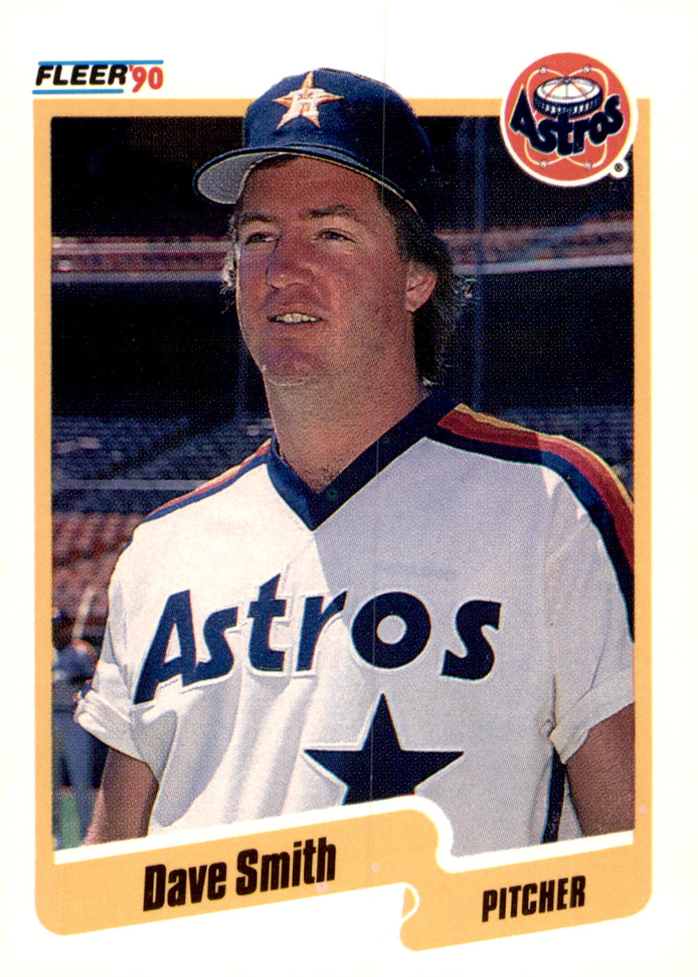 1990 Fleer #238b Dave Smith