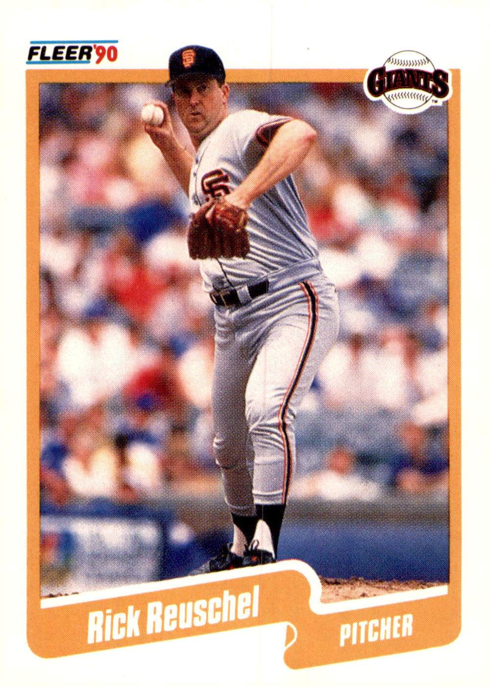 1990 Fleer #68 Rick Reuschel