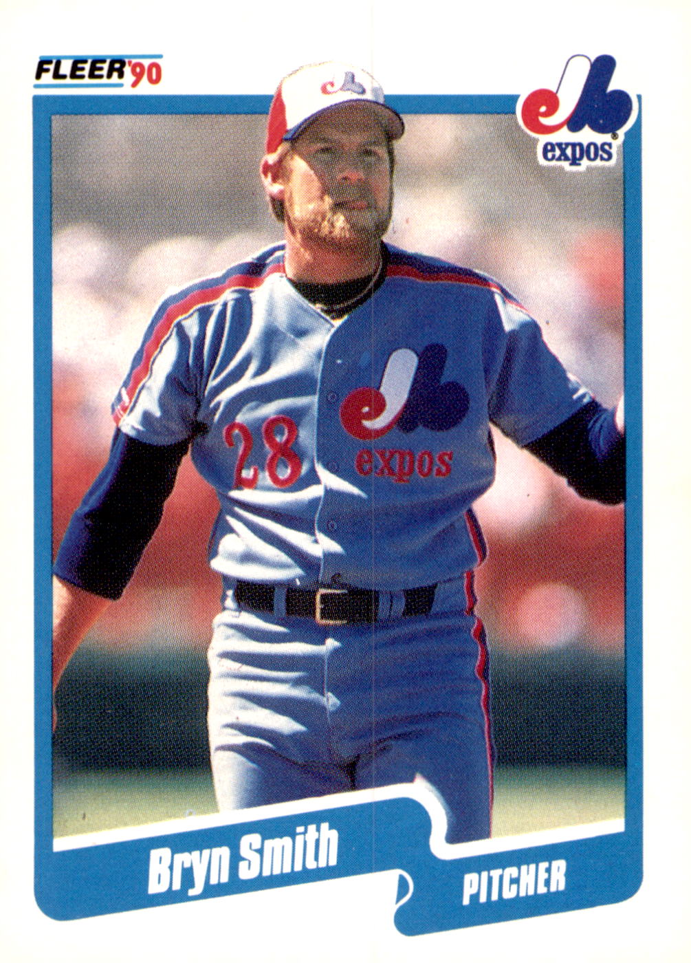 1990 Fleer #361b Bryn Smith