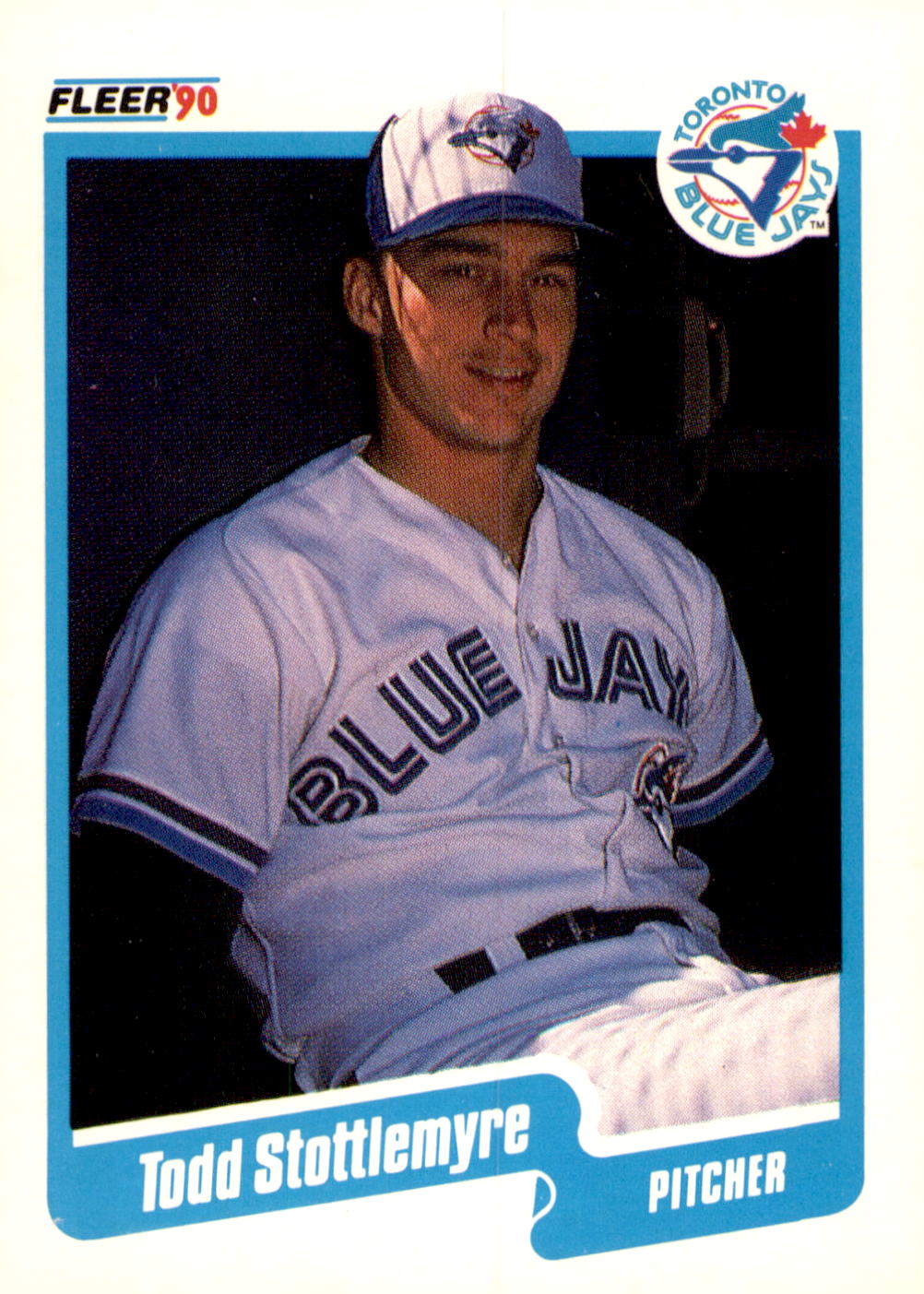 1990 Fleer #94b Todd Stottlemyre