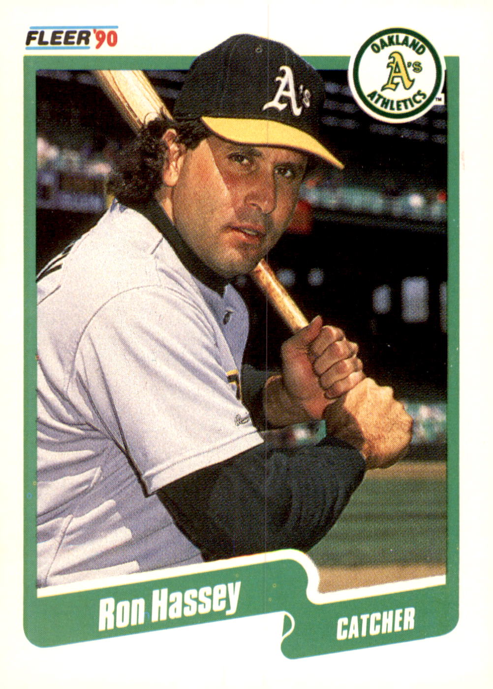 1990 Fleer #8b Ron Hassey