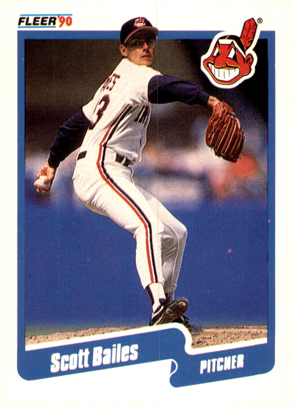1990 Fleer #484b Scott Bailes