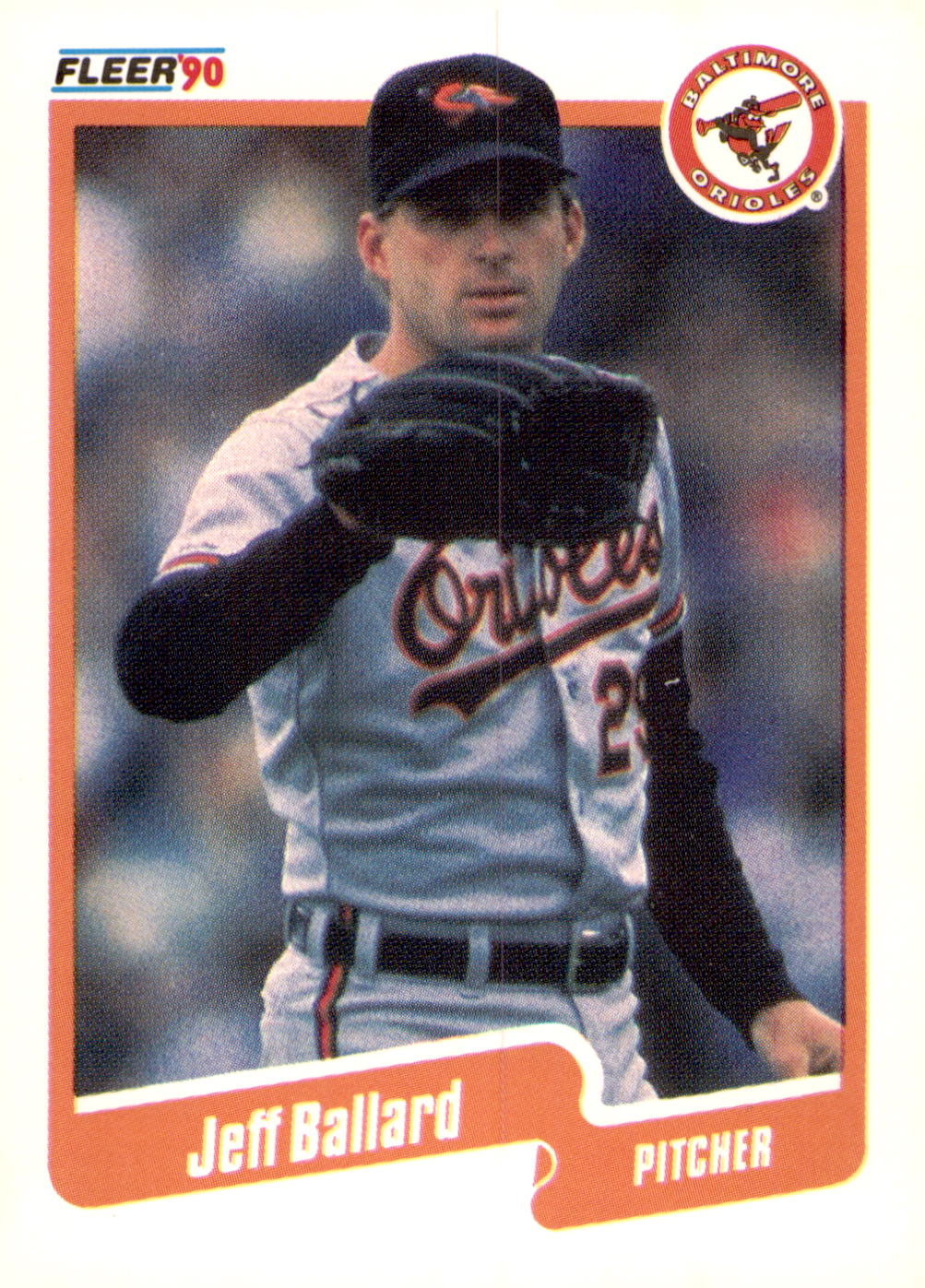 1990 Fleer #173b Jeff Ballard