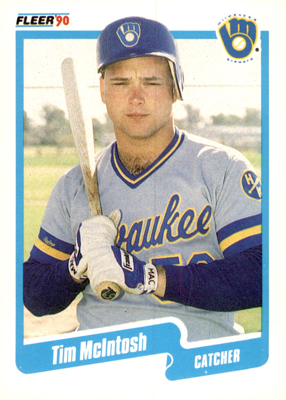 1990 Fleer #329b Tim McIntosh