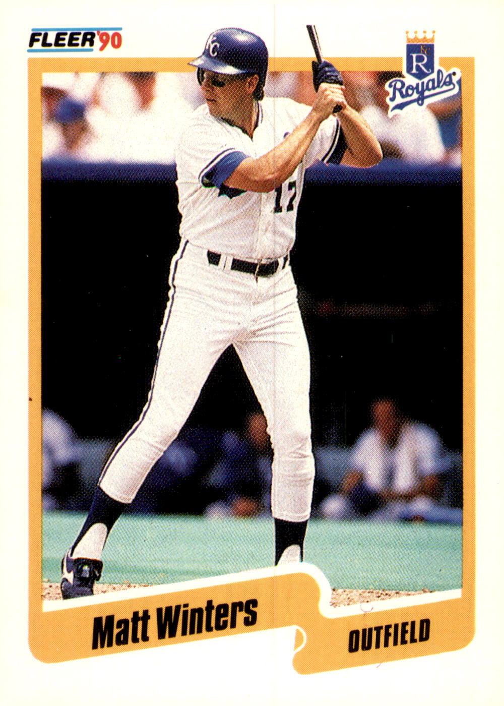 1990 Fleer #124 Matt Winters