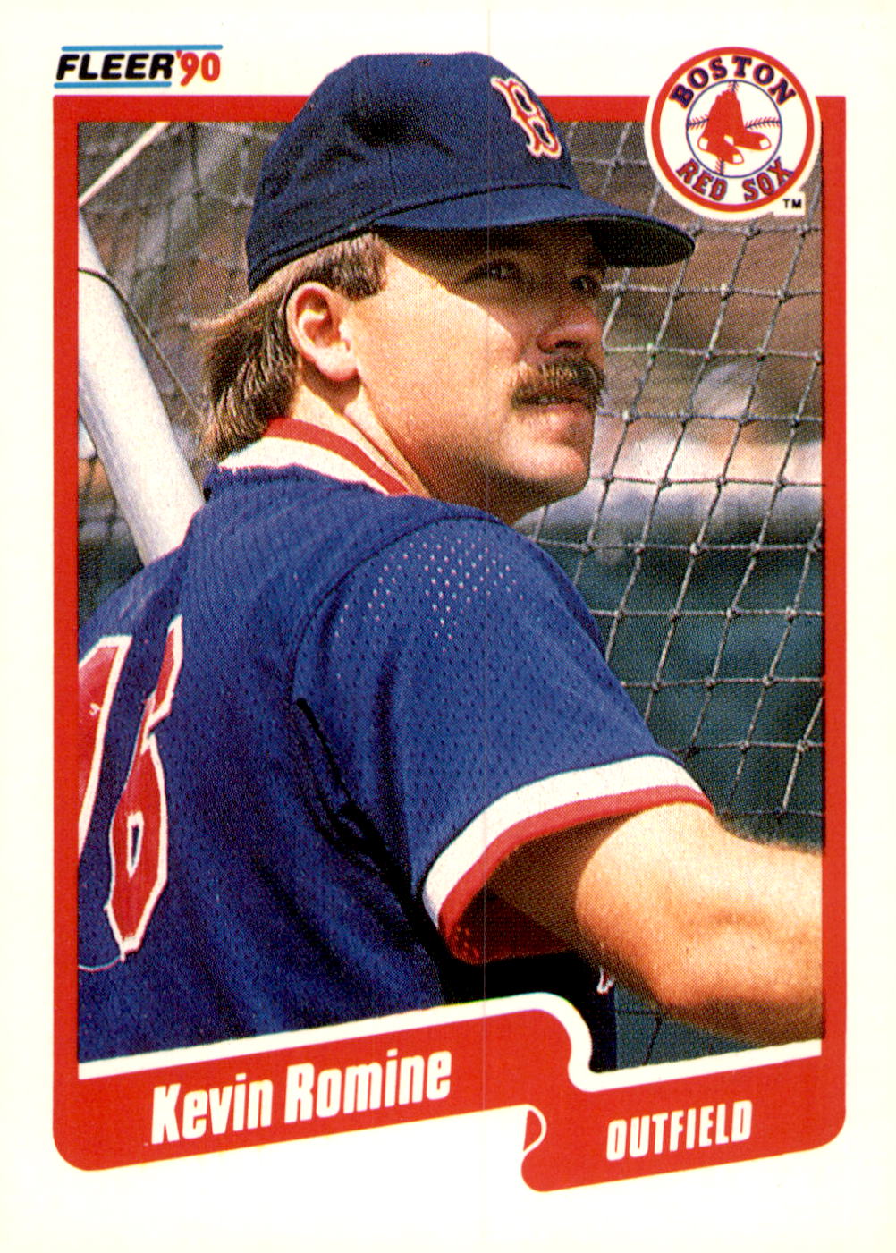 1990 Fleer Canadian #286 Kevin Romine
