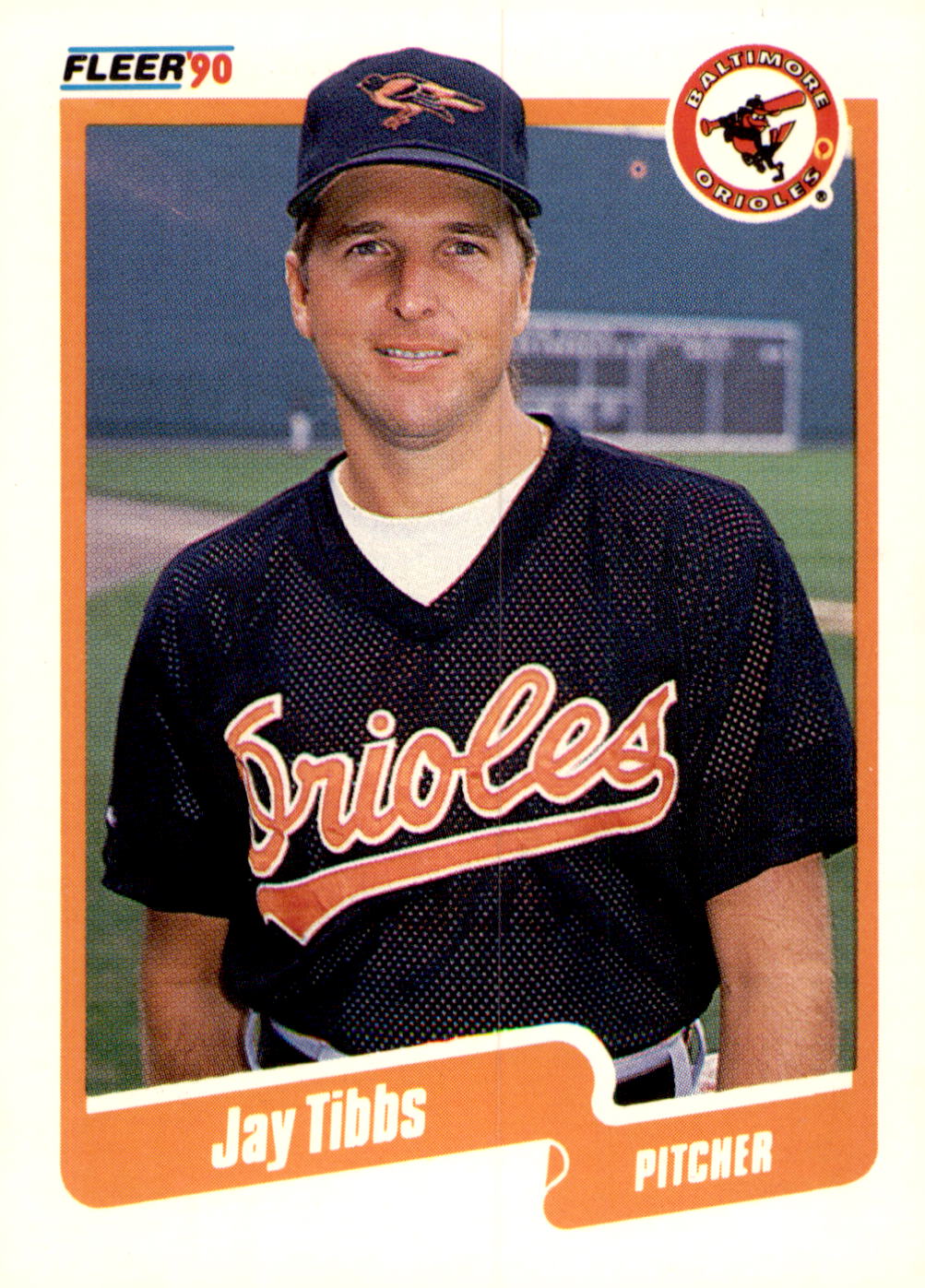 1990 Fleer #192b Jay Tibbs