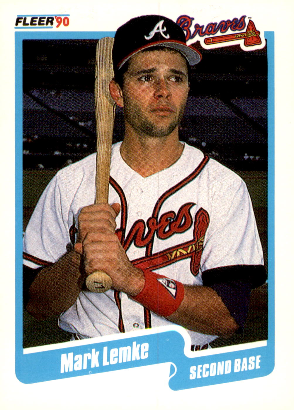 1990 Fleer Canadian #587 Mark Lemke