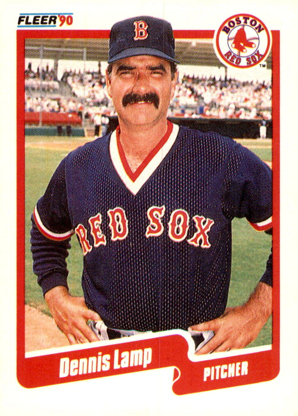 1990 Fleer #280b Dennis Lamp