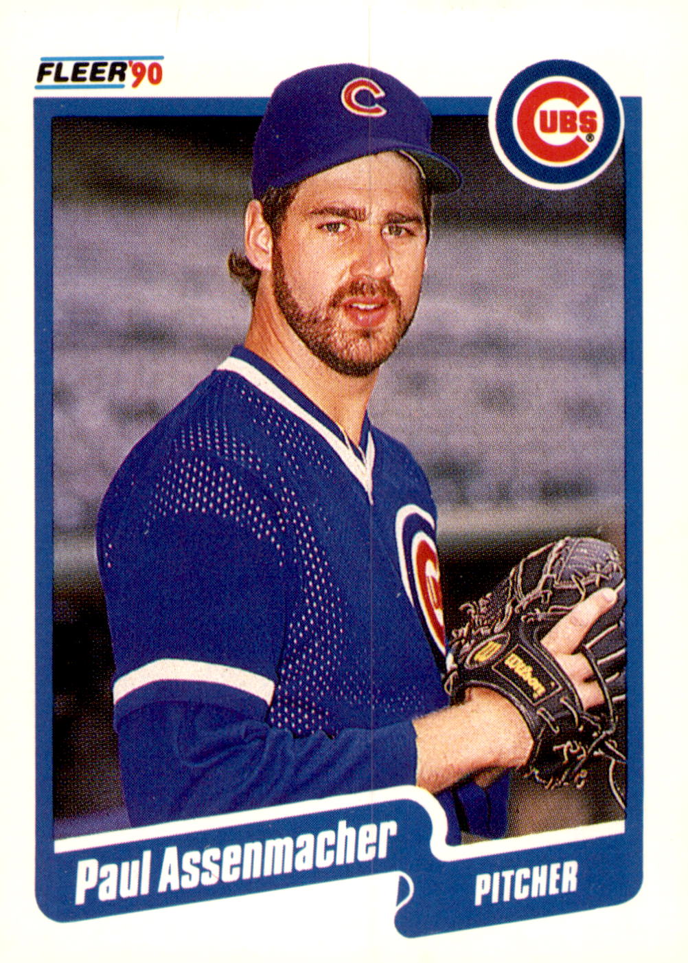 1990 Fleer #25b Paul Assenmacher