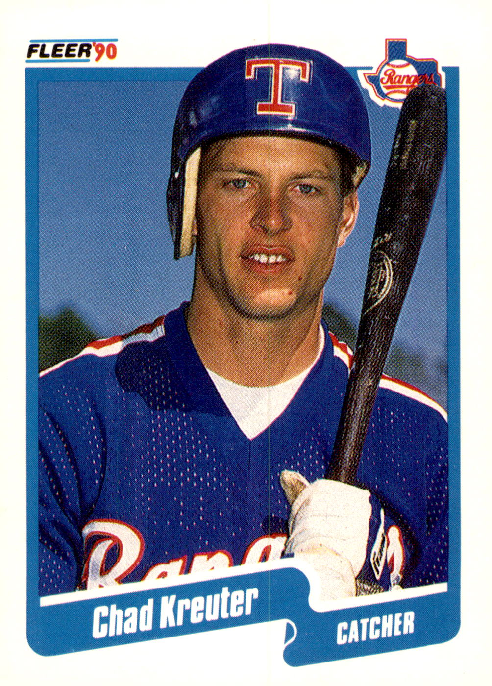 1990 Fleer #303 Chad Kreuter