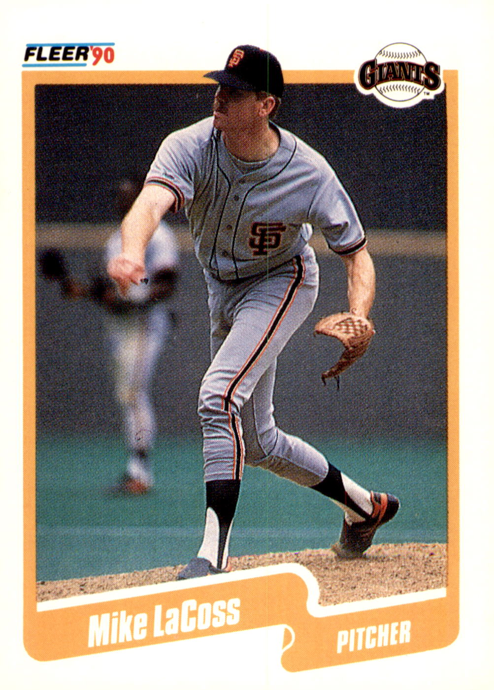 1990 Fleer #59 Mike LaCoss