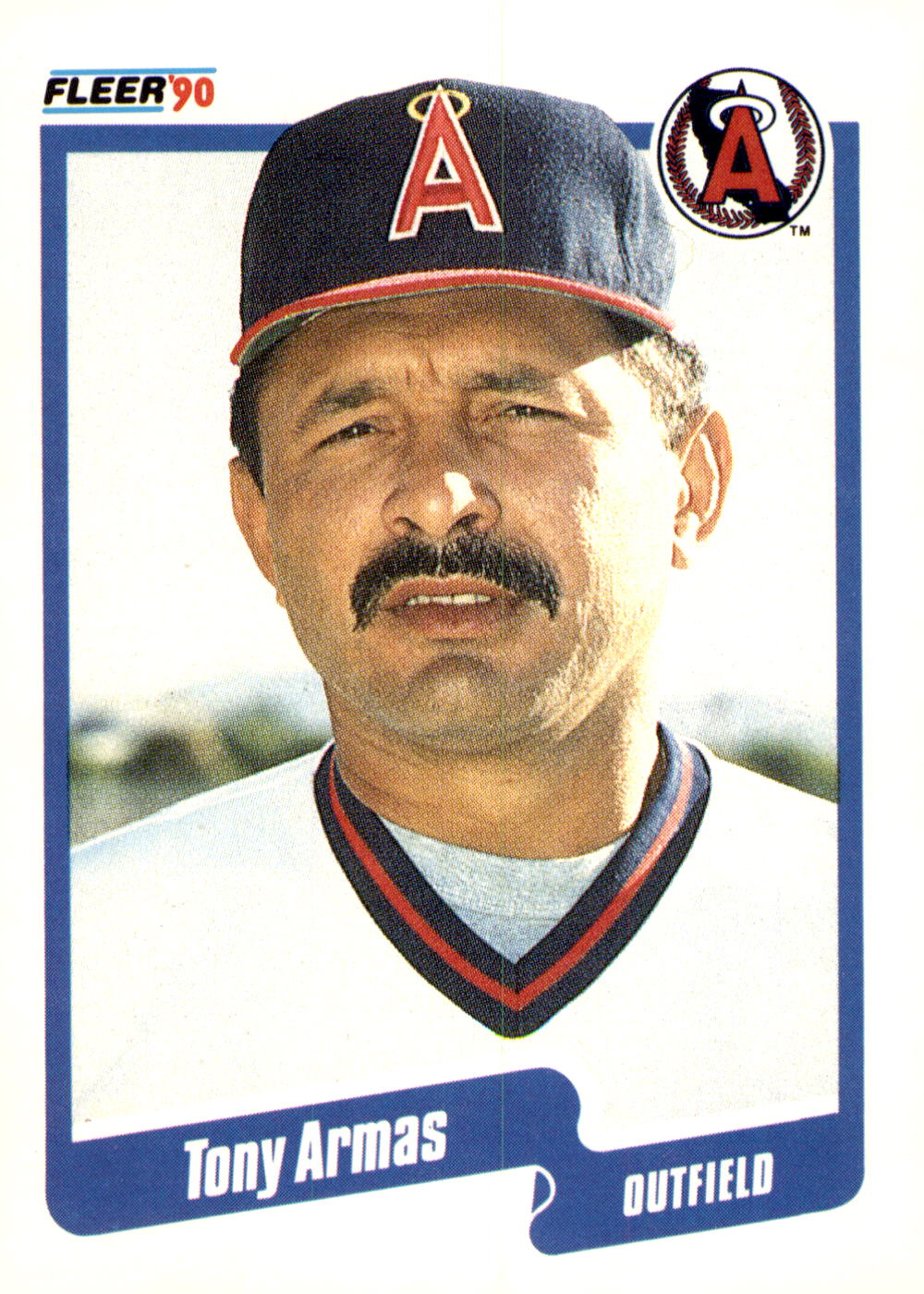 1990 Fleer #126 Tony Armas