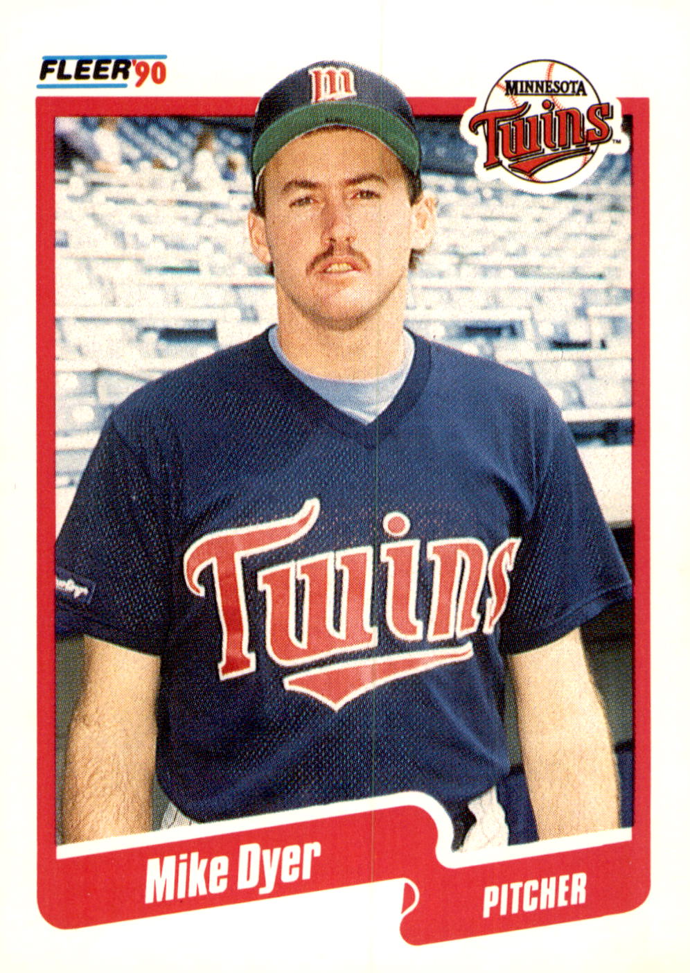 1990 Fleer #372b Mike Dyer