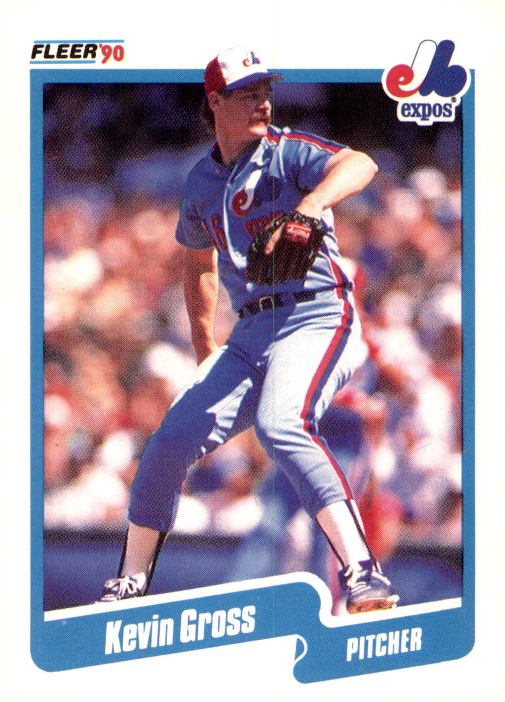 1990 Fleer #348b Kevin Gross
