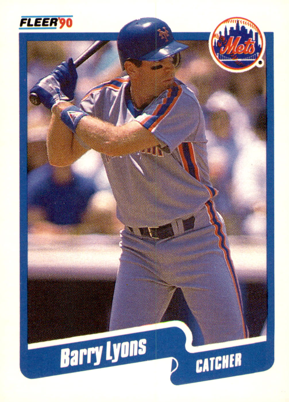 1990 Fleer Canadian #209 Barry Lyons
