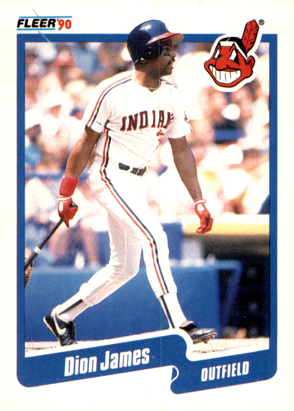1990 Fleer #494b Dion James