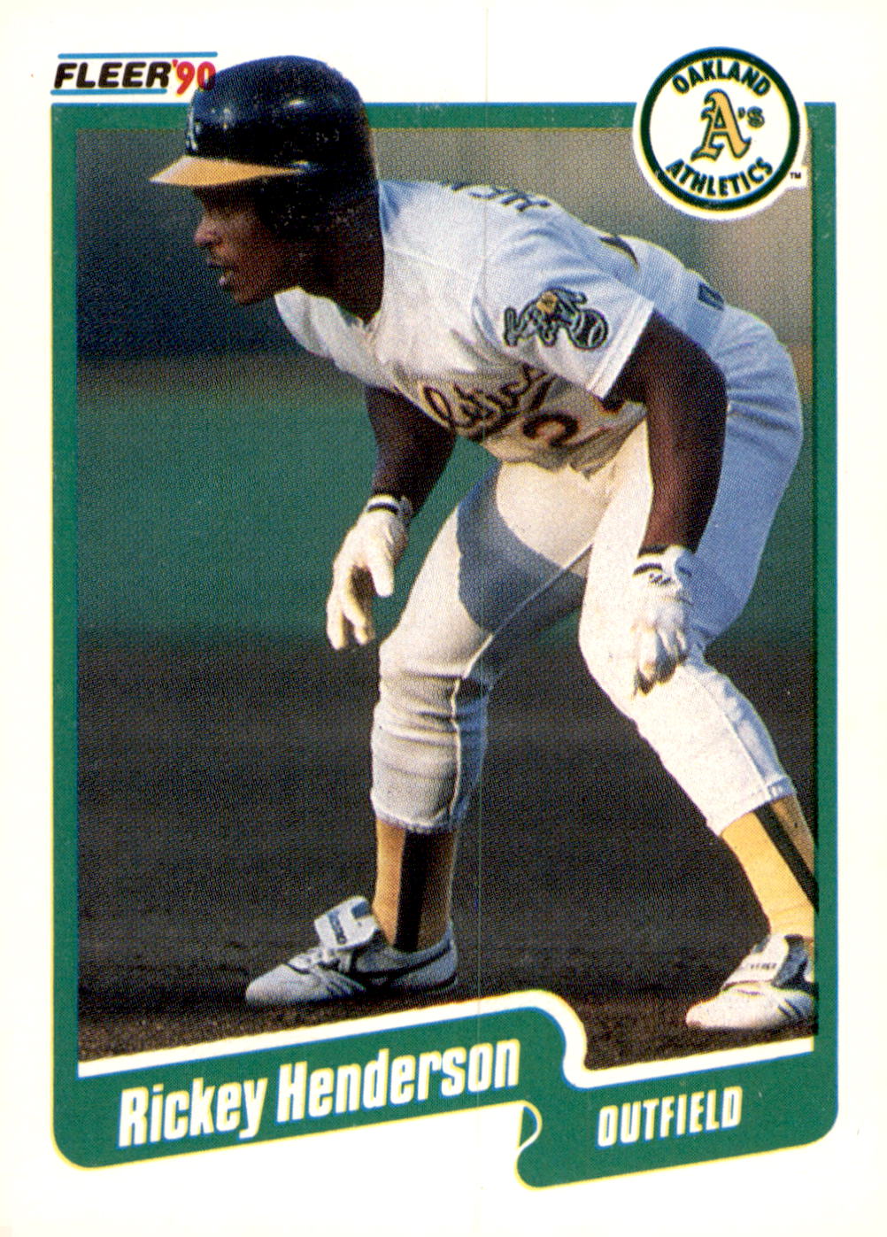 1990 Fleer #10b Rickey Henderson