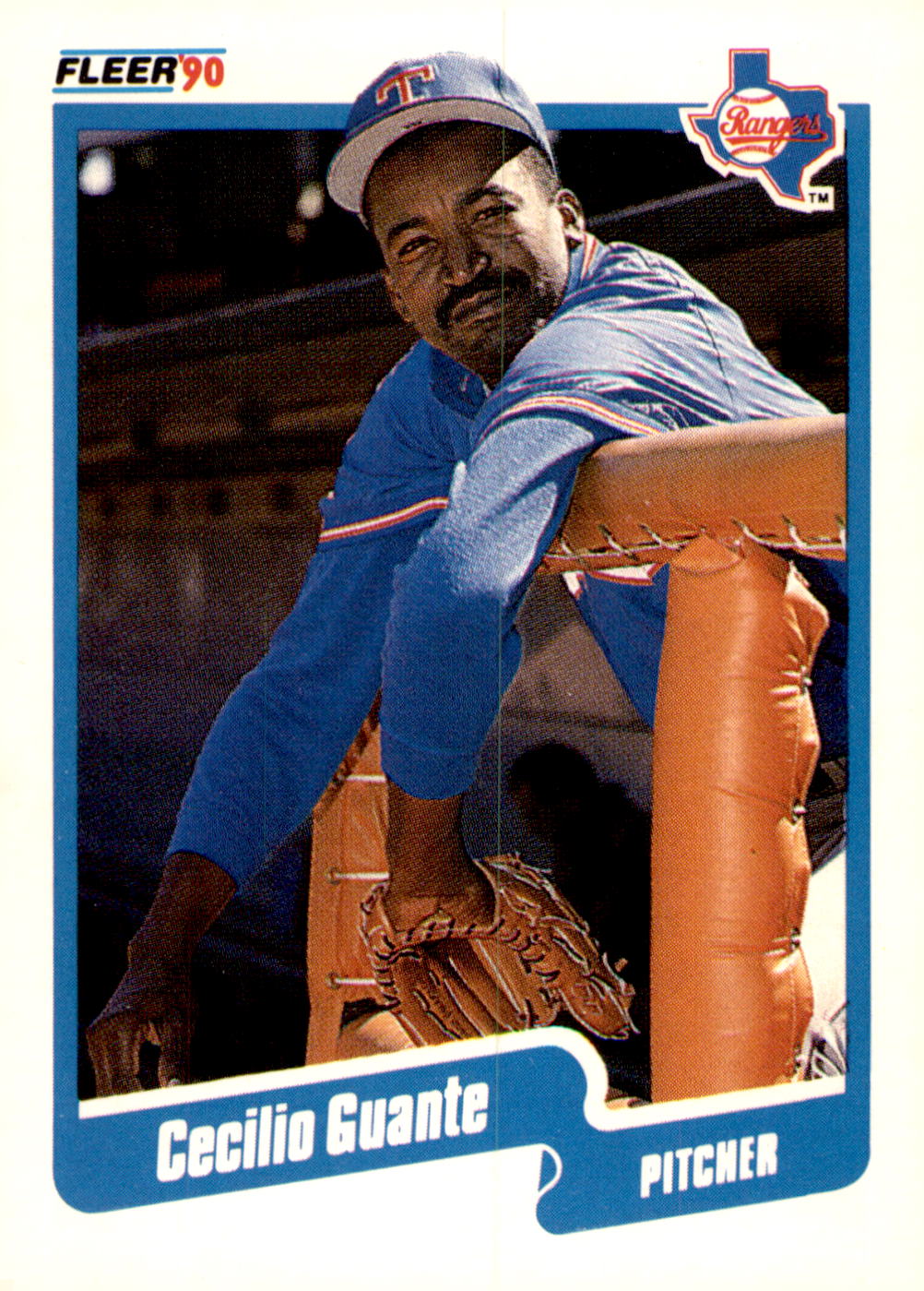 1990 Fleer #298b Cecilio Guante