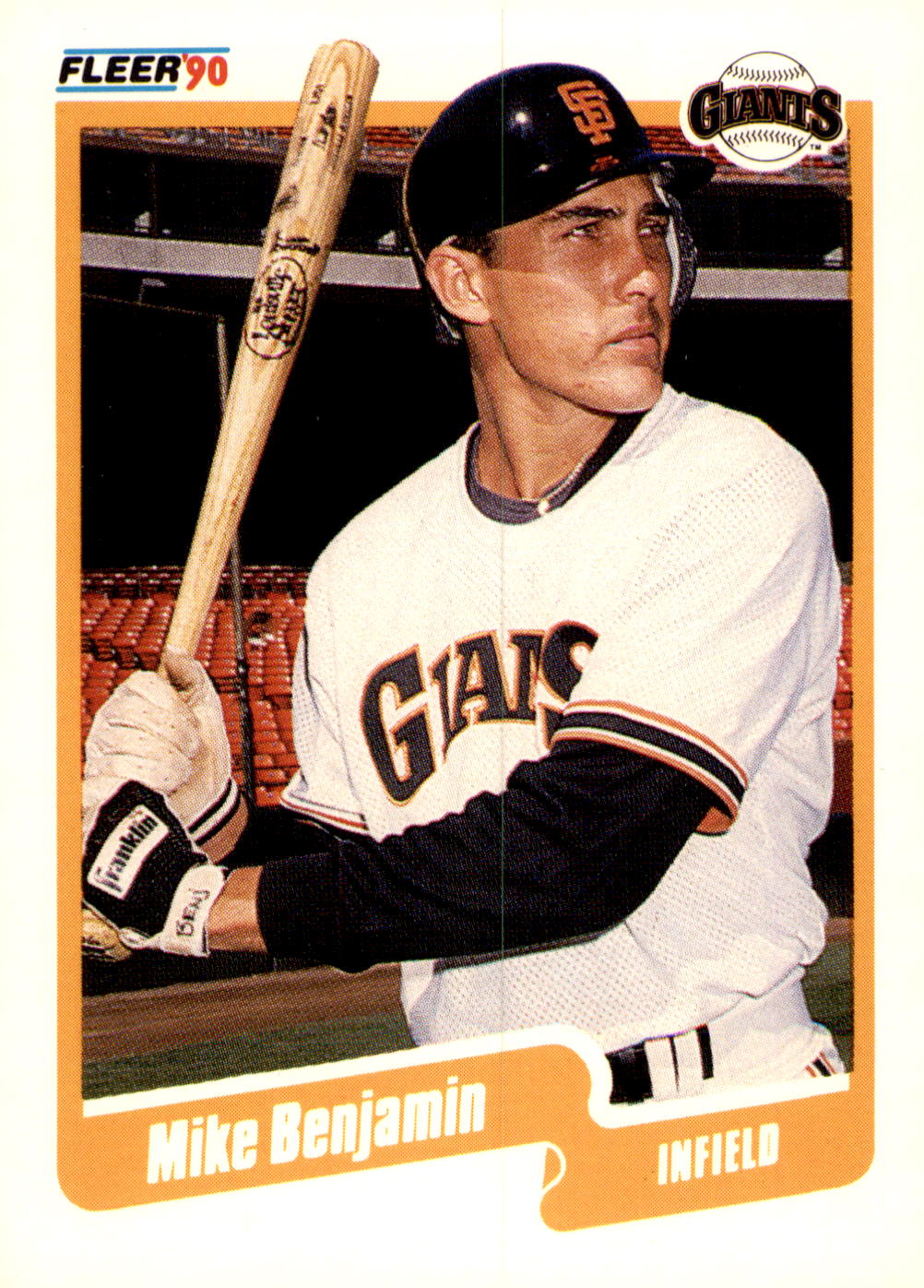 1990 Fleer #51 Mike Benjamin