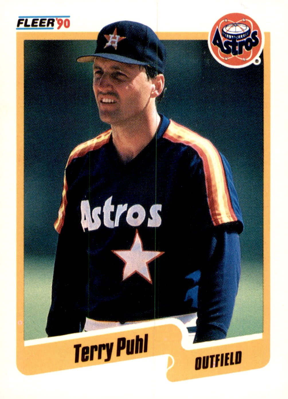 1990 Fleer #233b Terry Puhl