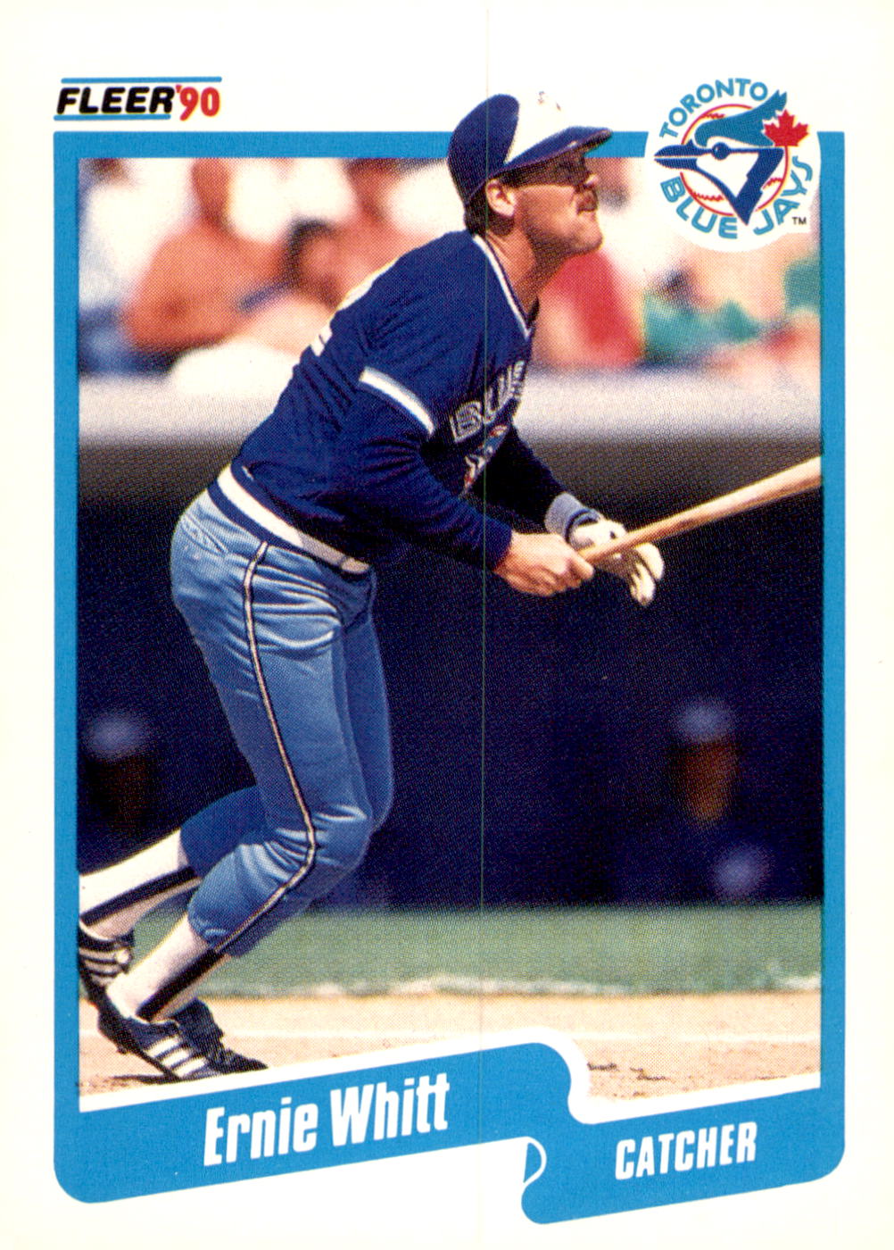 1990 Fleer Canadian #97 Ernie Whitt